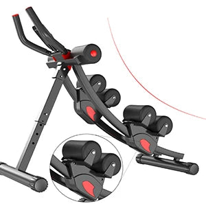 Ab Machine Whole Body Workout for Home Gym,Foldable Abdominal Exercise Fitness Equipment for Women