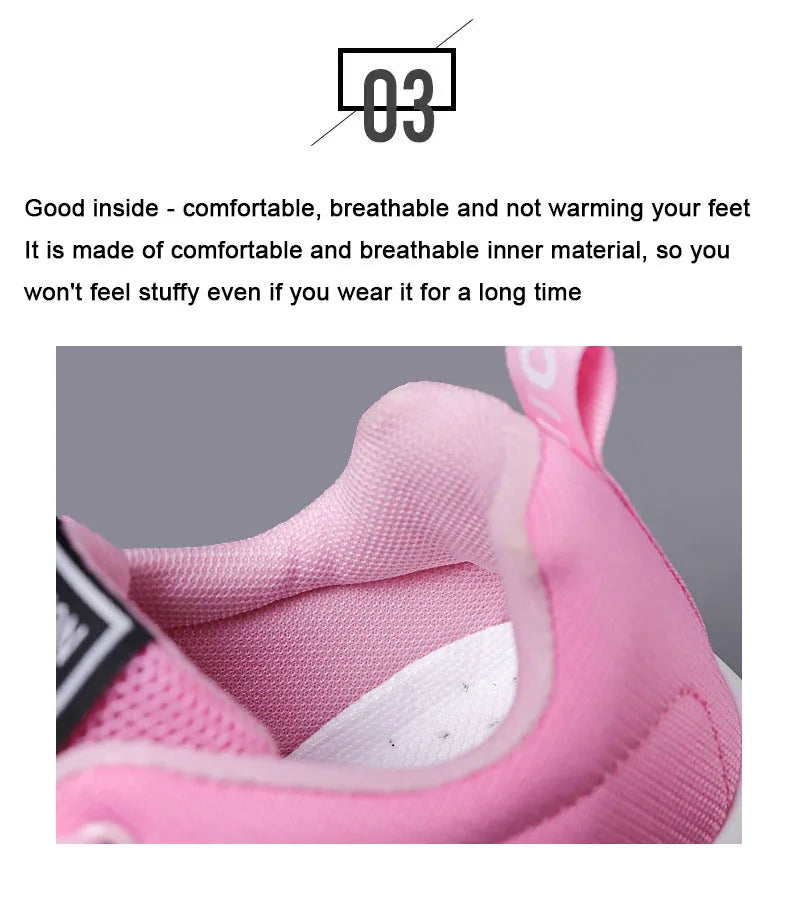 Oulylan Women Casual Sneakers Shoes Mesh Breathable Running Shoes Air Cushion Platform Summer Sports Shoes Luxury Lightweight