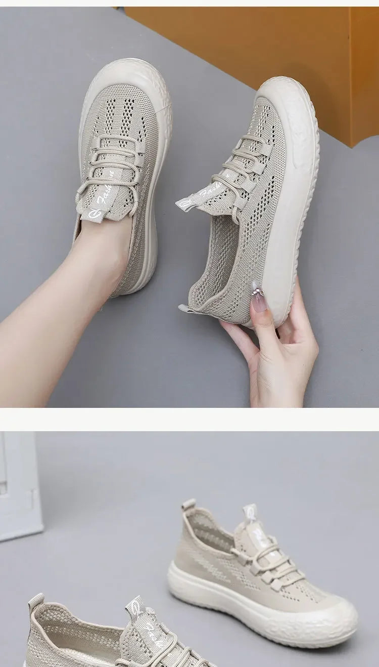 Comfort  Casual Sneaker Breathable   Women'S Shoes Summer 2025 Free Shipp Iing Shoes Lithe Women'S Shoes