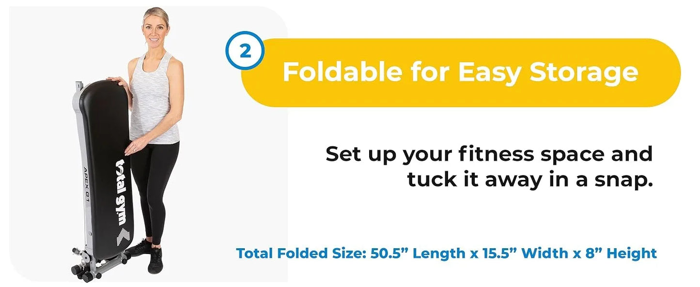 APEX Versatile Indoor Home Gym Workout Total Body Strength Training Fitness Equipment