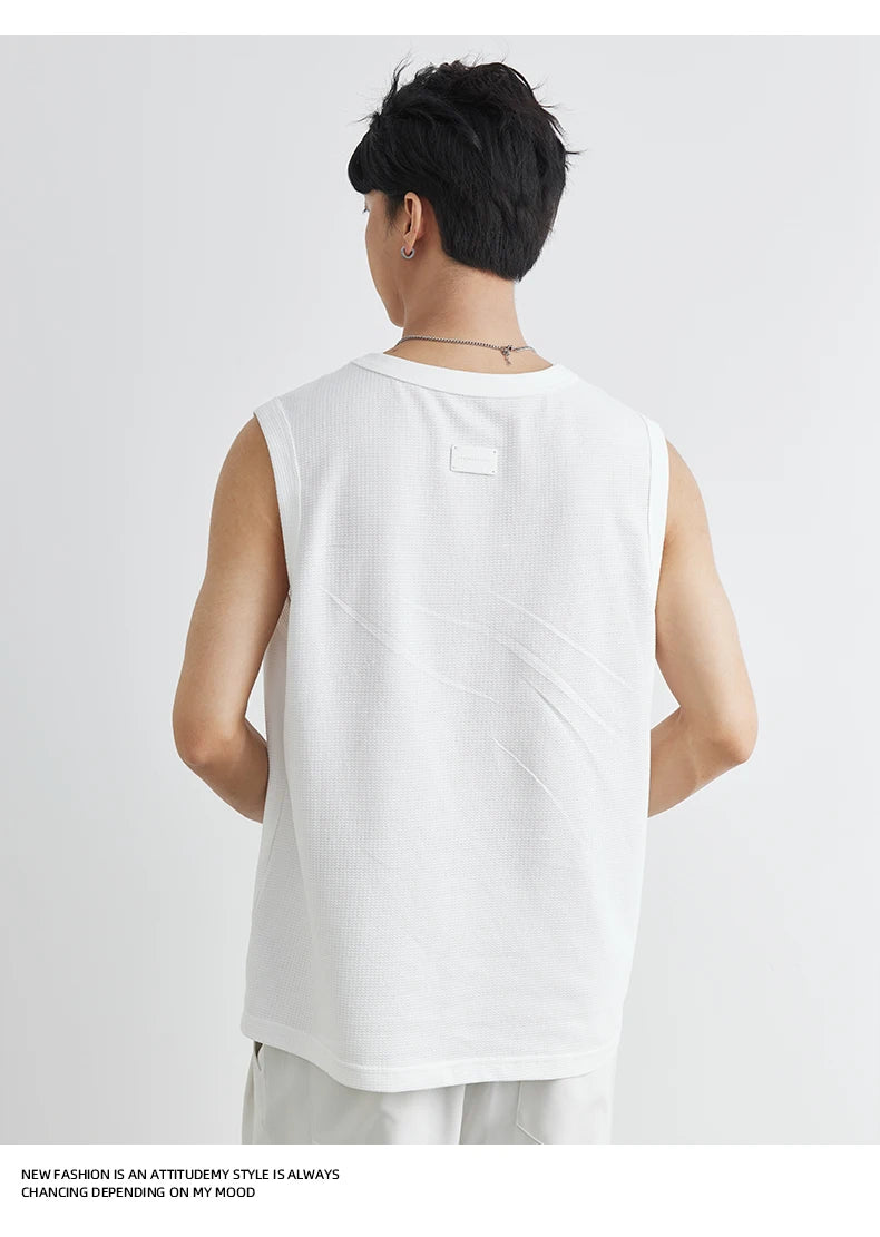 Men's sports, summer fitness tank top