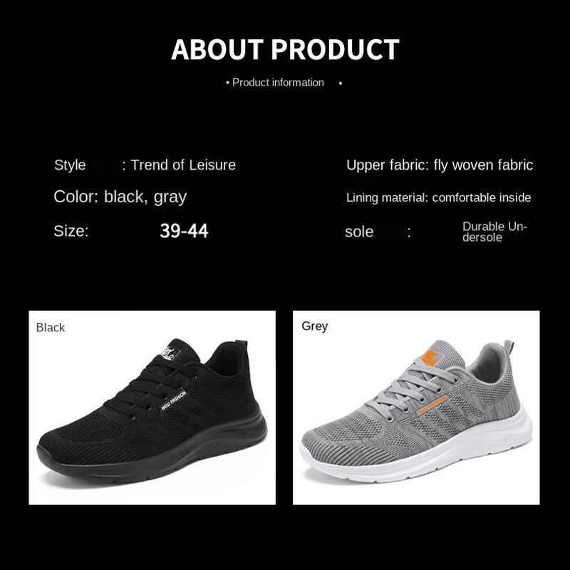 Oulylan New Trendy Casual Men Sports Shoes Summer Lightweight Breathable Mesh Sneakers Outdoor Anti-slip Women Running Footwear