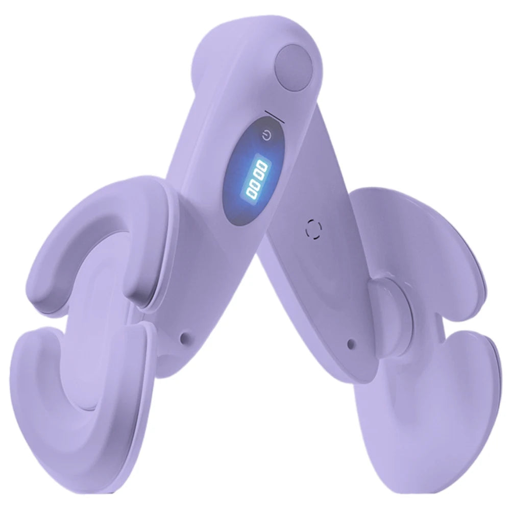 Digital Skinny Legs Clip Strength Adjustable Thigh Fitness Equipment 360° Rotatable Exercise Pelvic Floor Trainer for Women Men