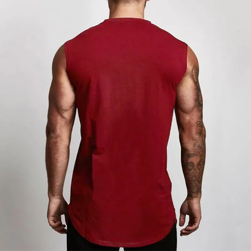 Mens Running Pure Cotton Gym Workout Bodybuilding