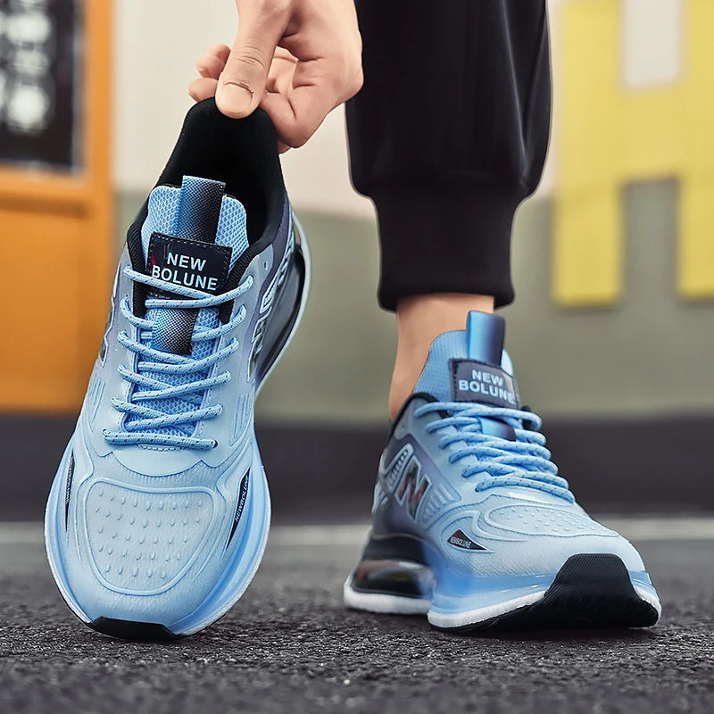 Sports Shoes for Men Mesh Breathable Comfortable Outdoor Sports Trendy Lace-up Sneakers 2025 New Casual Running Shoes for Man