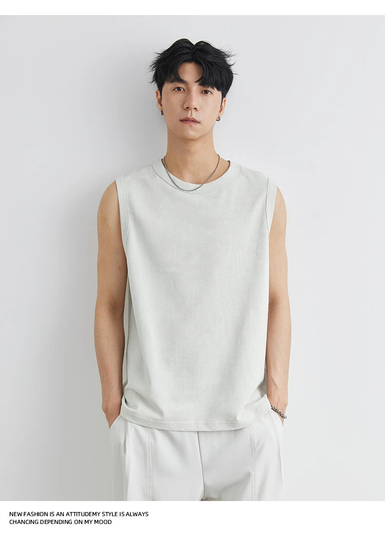 Men's sports, summer fitness tank top