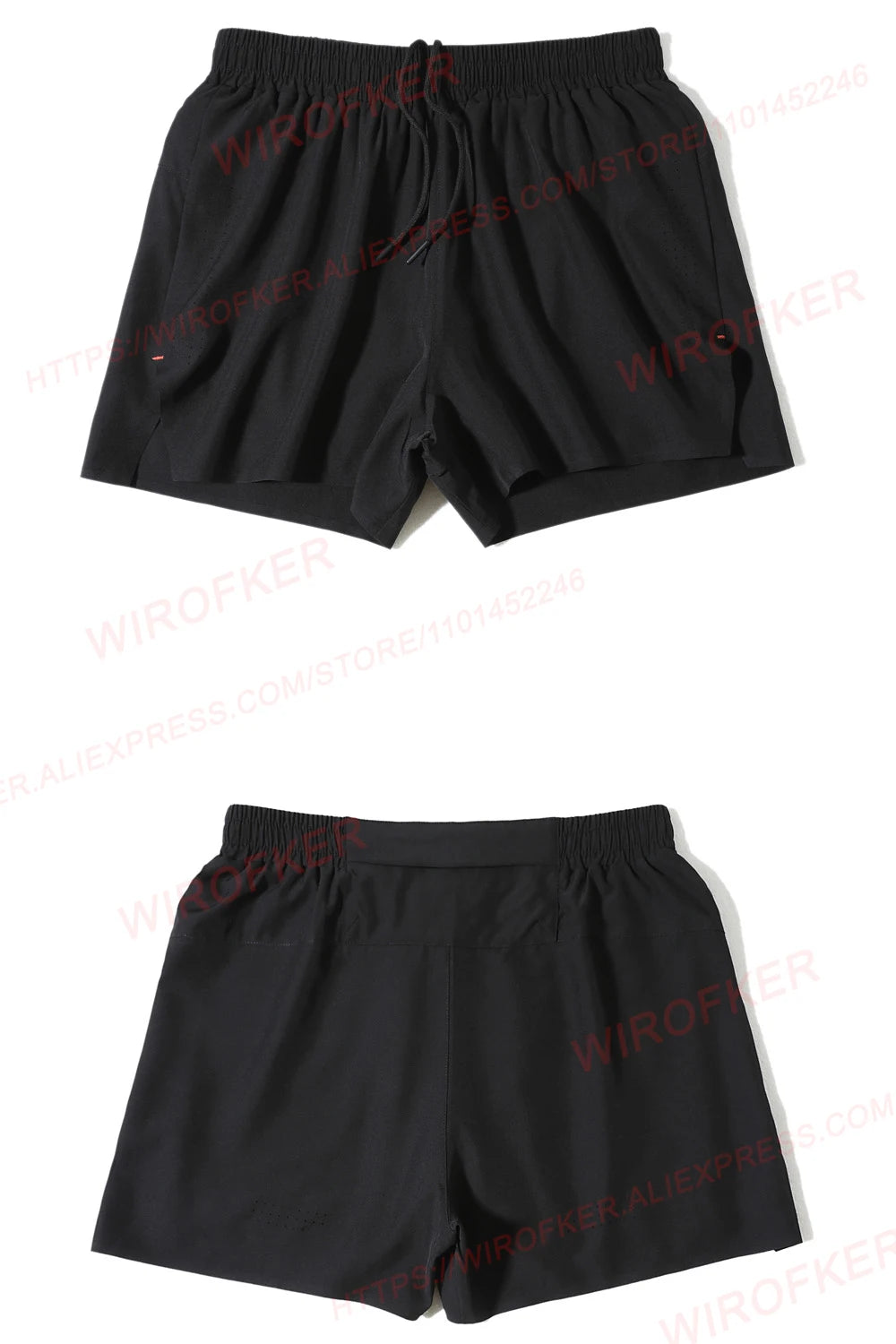 Men Sports Shorts Outdoor Zipper Pocket Joggers Running Shorts Mesh Quick Dry Training Fitness Five Pants Breathable Gym Shorts