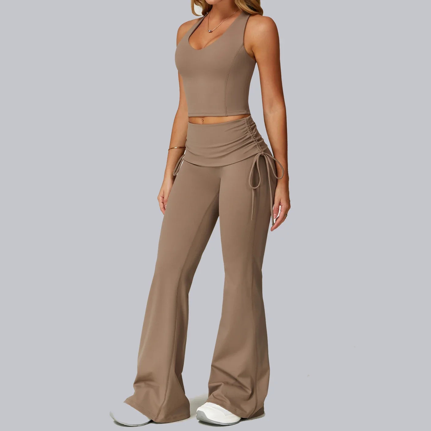 Women Tracksuit Gym Sports Suits 2 Pieces Yoga Set Fitness Vest Top Push Up Workout Clothes Female Athletic Leggings Sportswear