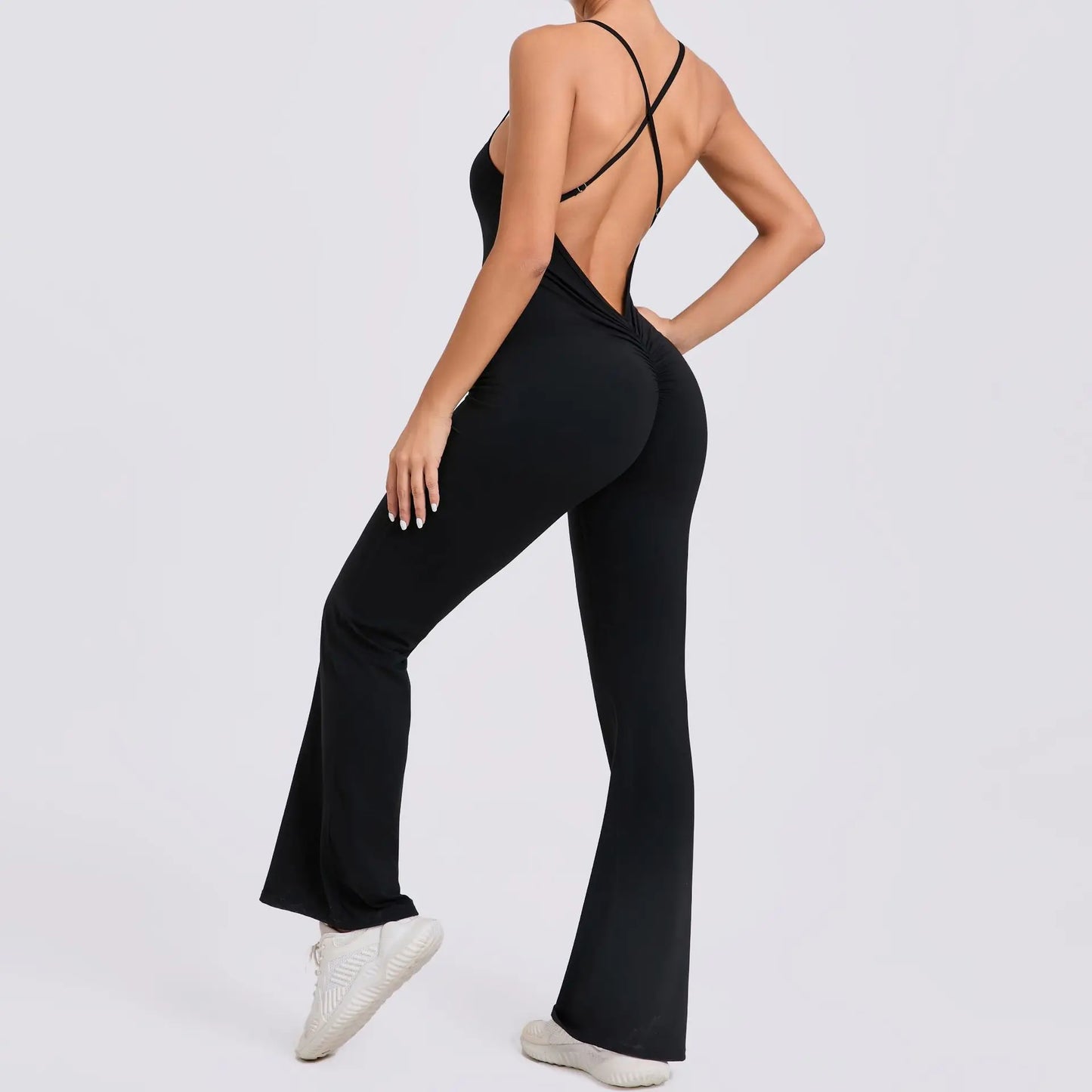 Female Sexy Back V Gym Suit Set Woman Training Yoga Suit Sportswear Woman Sports Suit Clothes Fitness Elastic Training Suits