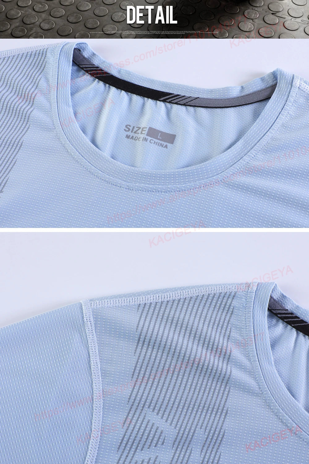 Men’s Workout T-Shirt – Quick-Dry Mesh Training Tee