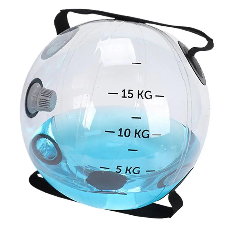 Workout Aqua Bags Adjustable Water Training Bag 15kg Adjustable Inflatable Water Power Bags for Fitness Body Building Aqua Ball