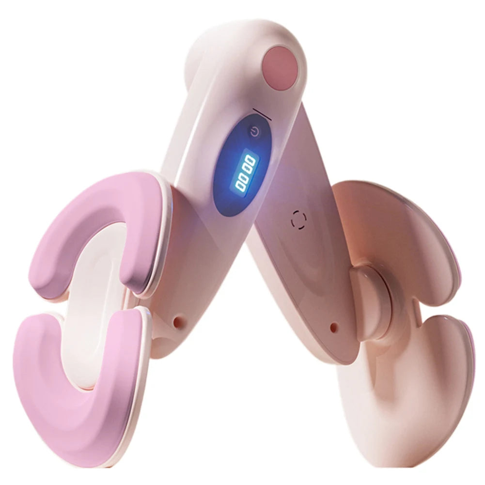 Digital Skinny Legs Clip Strength Adjustable Thigh Fitness Equipment 360° Rotatable Exercise Pelvic Floor Trainer for Women Men