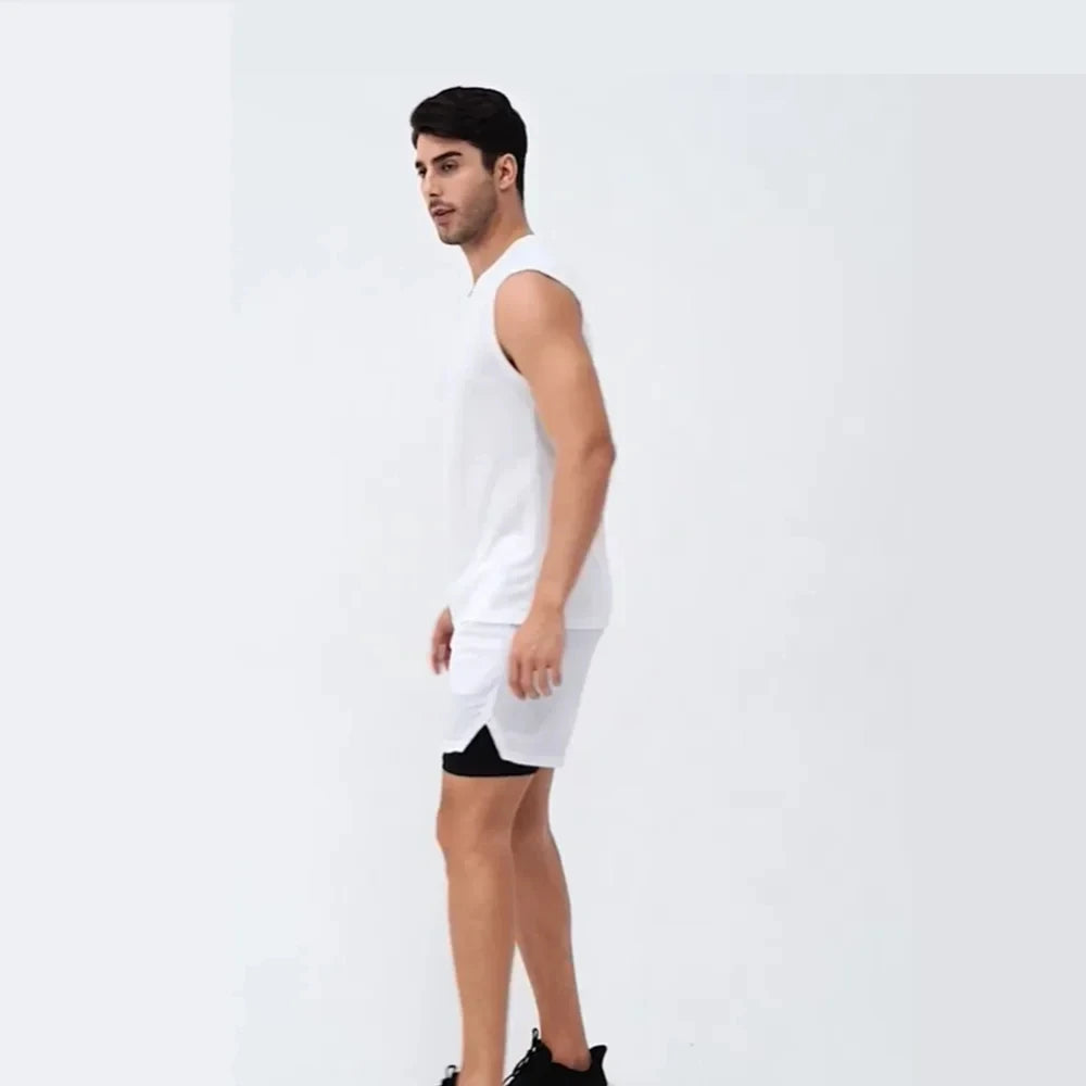 Men’s Compression Tank – Quick-Dry Gym Vest