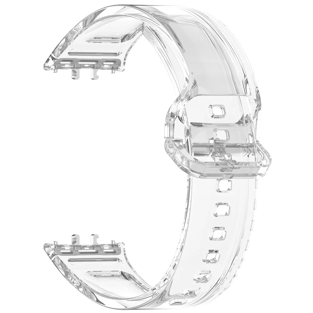 Photochromic Sport Strap Sport Watchband Adjustable TPU Sport Wrist Band Sweatproof Comfortable for Samsung Galaxy Fit 3 SM-R390