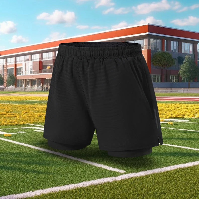 men's sport shorts Movement Rest Sport Run Breath Night Run Fitness Shorts