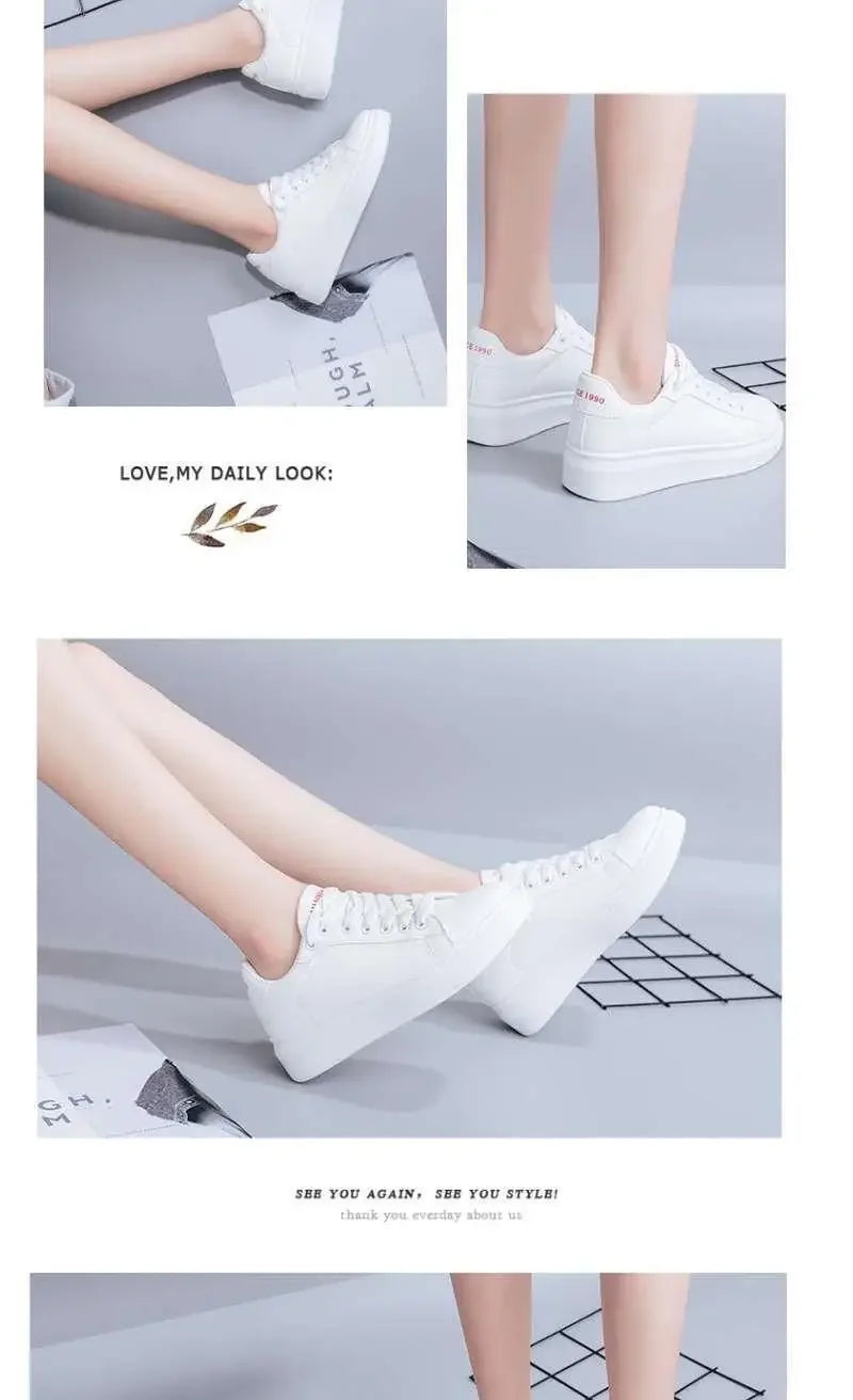 Shoes for Women  Daily Lace Up Casual Shoes Comfortable Soft Bottom Sneakers Women Female Platform Shoes Zapatos De Mujer 2024