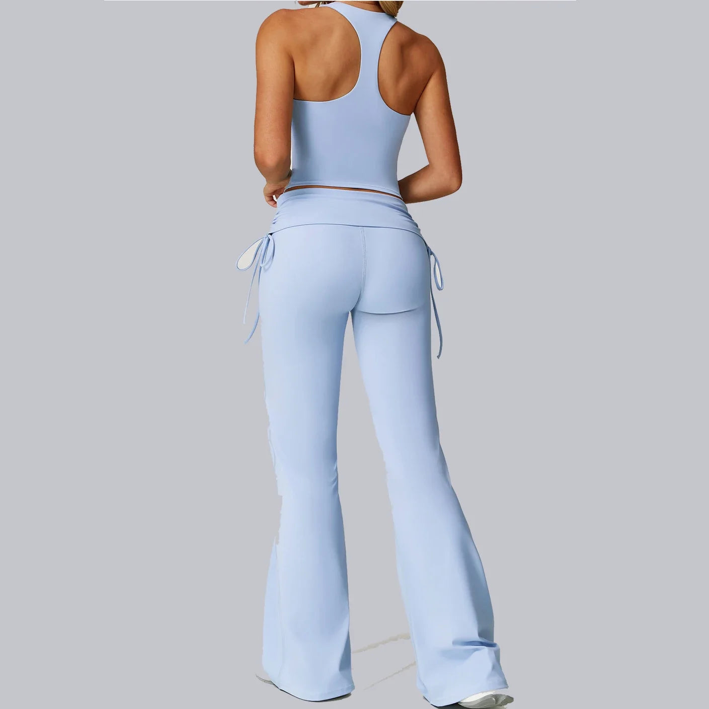 Women Tracksuit Gym Sports Suits 2 Pieces Yoga Set Fitness Vest Top Push Up Workout Clothes Female Athletic Leggings Sportswear