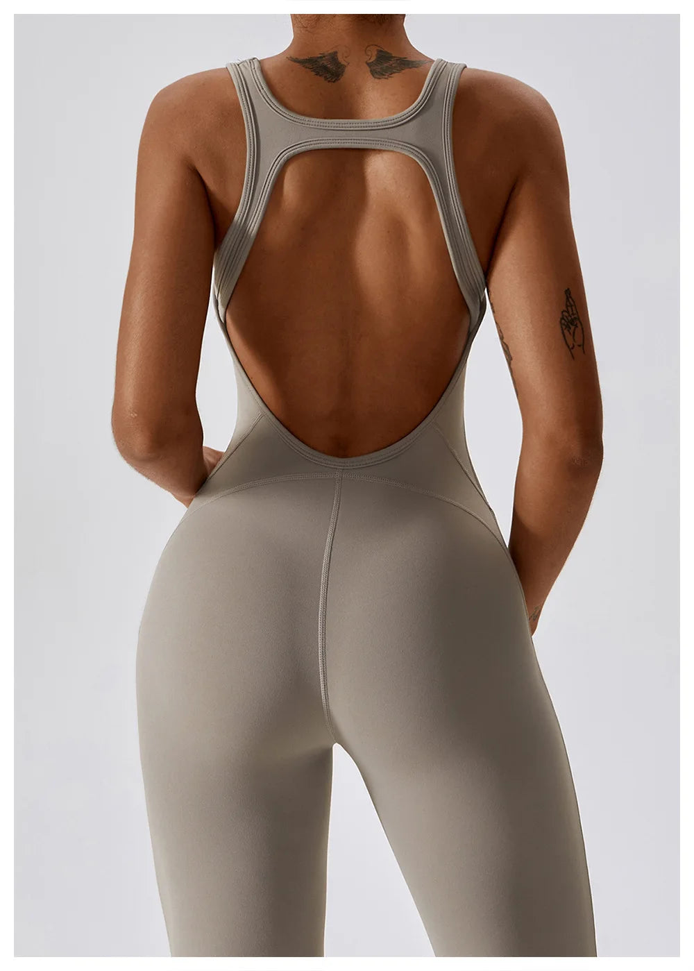 Women Sports Jumpsuit Naked Feeling Gym Set Women Training Yoga Suit Sportswear Fitness Rompers Stretch Female Workout Bodysuits
