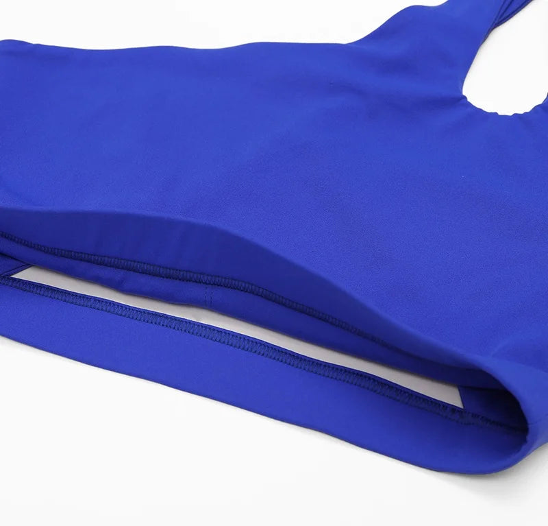 Cloud Hide Sexy One Shoulder Sports Bra for Women Fitness Yoga Crop Top Ladies Running Underwear Workout Gym Shirt Sportswear