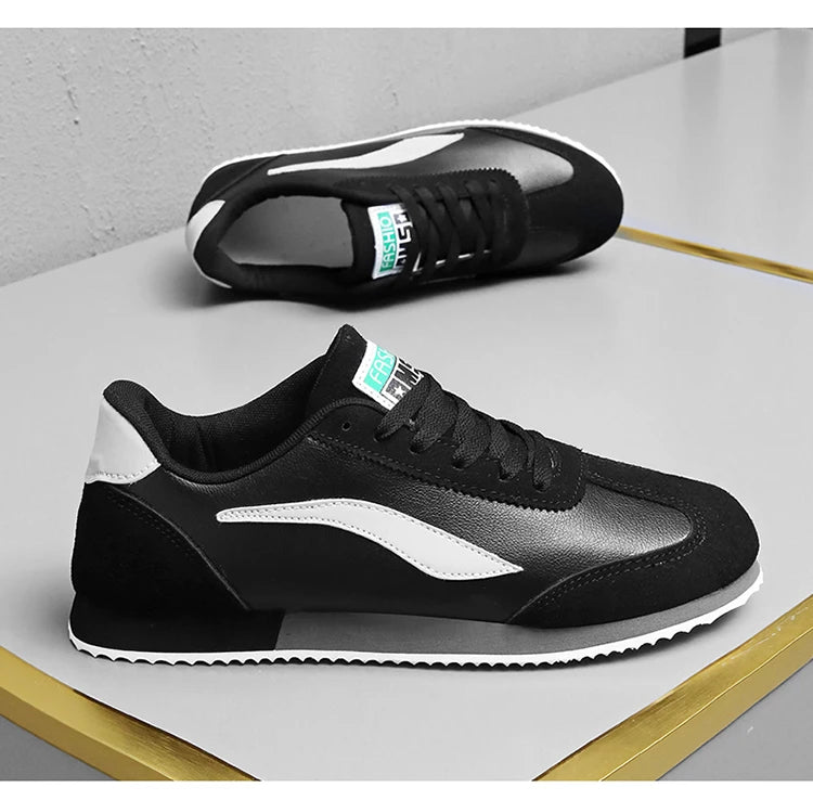 Hot sale Blue Mens Fashion Sneakers Classic Leather Sport Shoes For Men Trainers Designer Athletic Sneakers Male Running Shoes