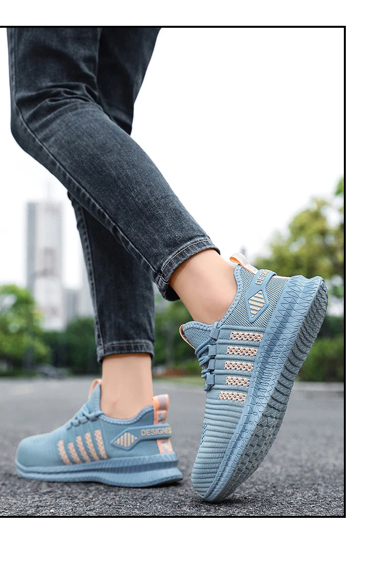 Women's work safety shoes are anti smashing, anti piercing, anti slip, wear-resistant, and outdoor fashionable sports shoes
