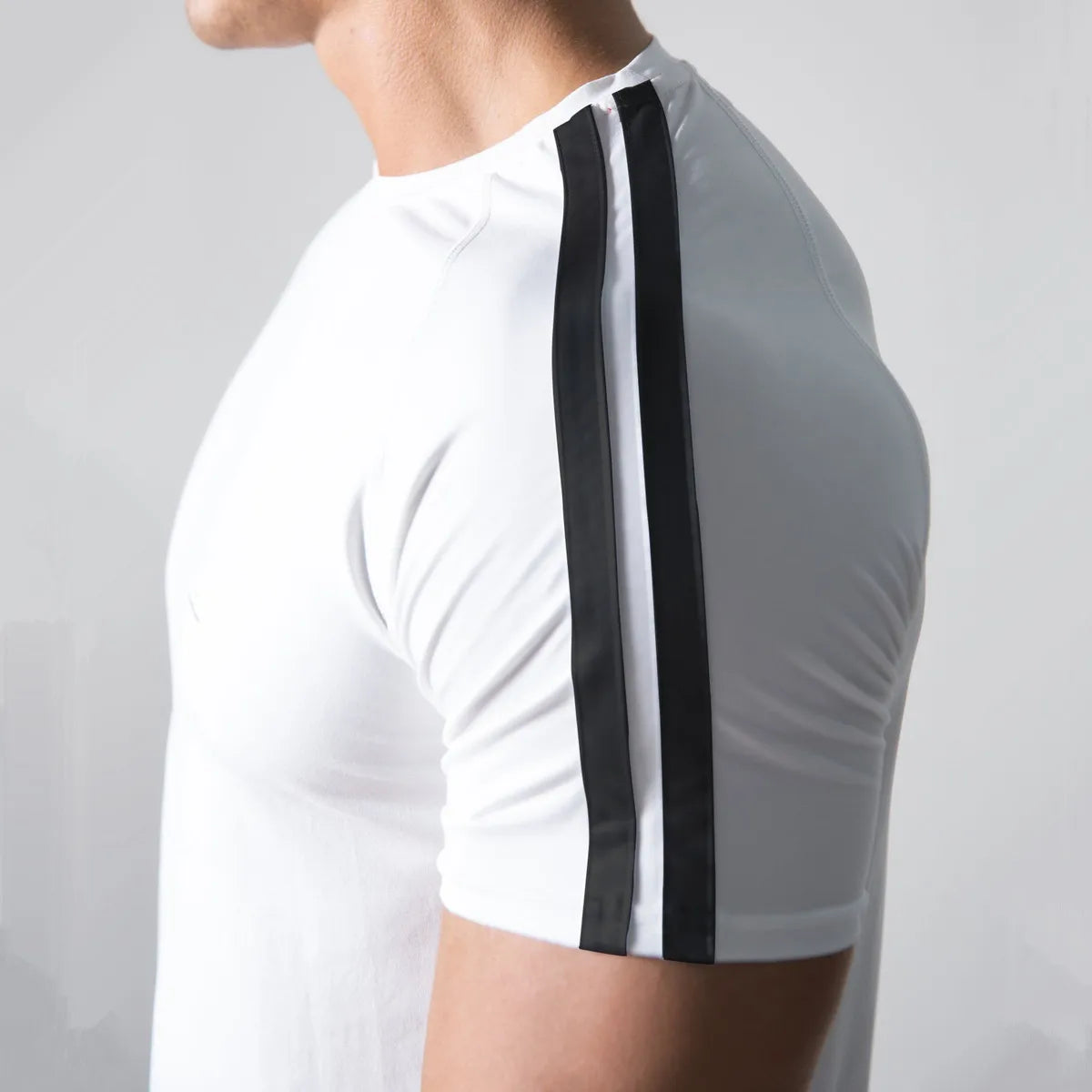 Red Men’s Gym T-Shirt – Short Sleeve, Cotton