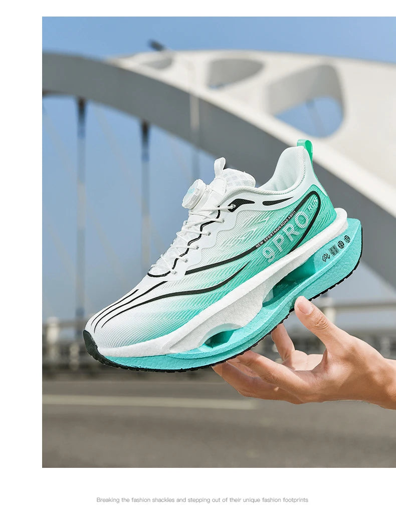 Speciality Carbon Plate Sports Running Shoes Marathon Air Cushion Men Breathable Lightweight Women Comfortable Nonskid Sneakers