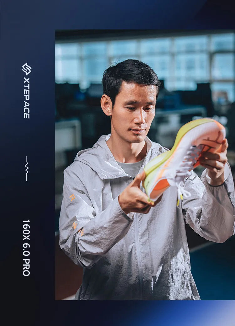 Xtep 160X 6.0 PRO Running Shoes For Men Stable Durable Racing Marathon Light Running Shoes Professional Marathon 975119110003
