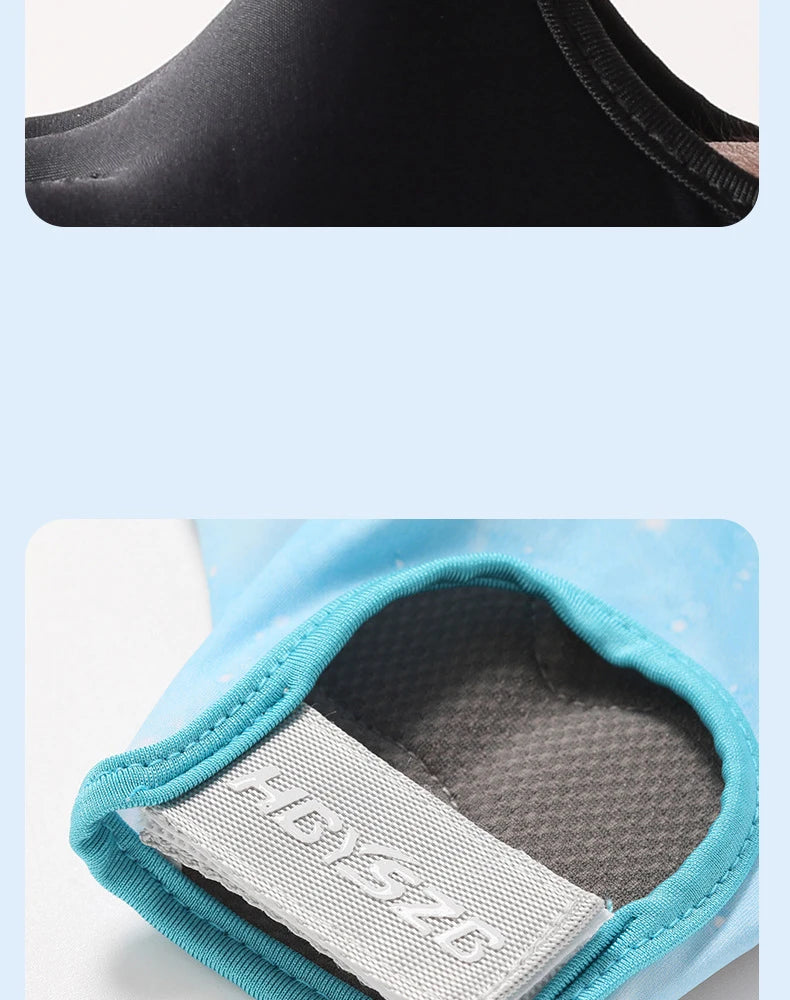 Summer Fitness Gloves Silicone Palm Shock Absorbing Half Finger Colorful Gym Gloves for Men Women Sun Protection Ice Silk Gloves