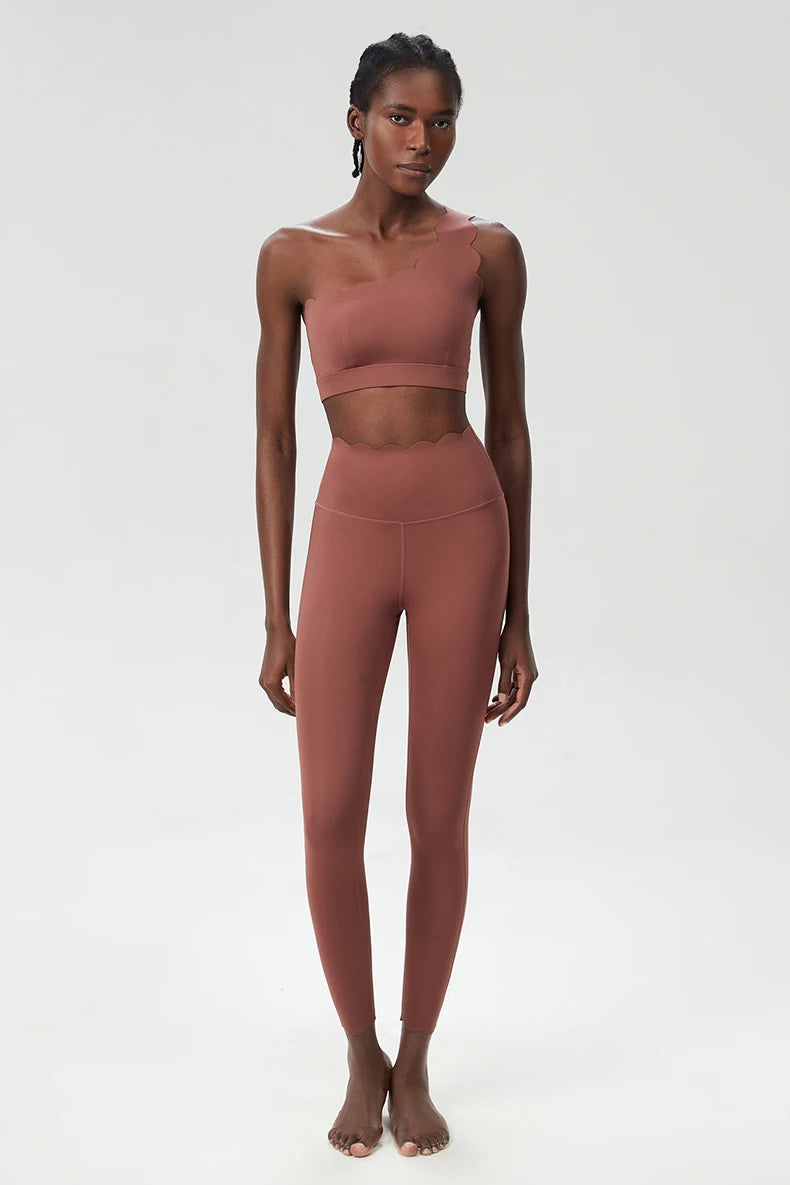 Women Two Pieces Fitness Yoga Set Buttery Soft Running Gym Suit Breathable Quick Dry Sportswear Female Strwetchy Workout Clothes