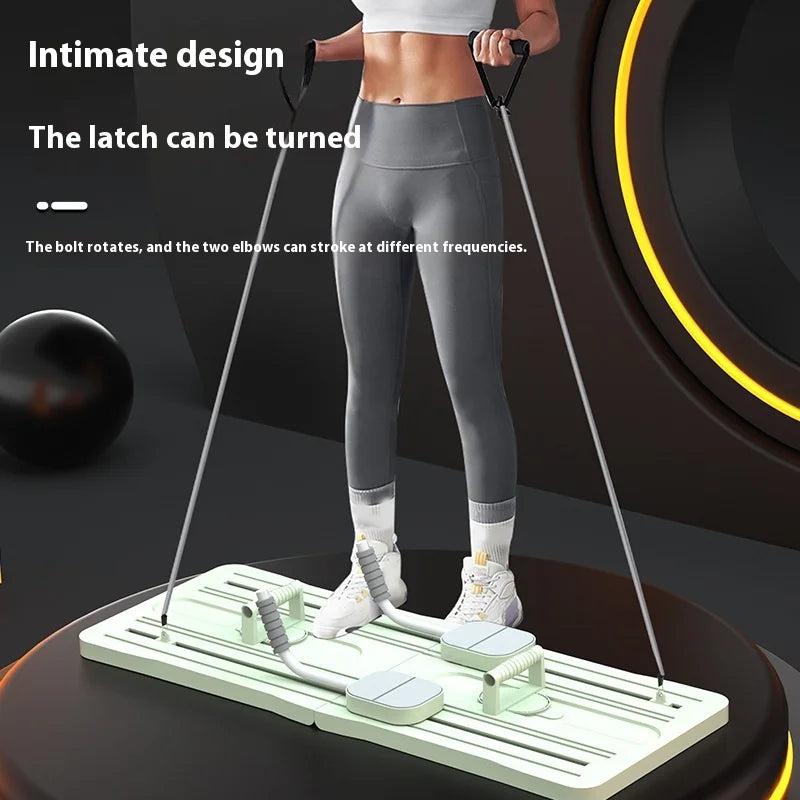 5 in 1 pilates board push up LED display Automatic Rebound Multi Pilates Reformer Set folding Fitness Exercise Equipment