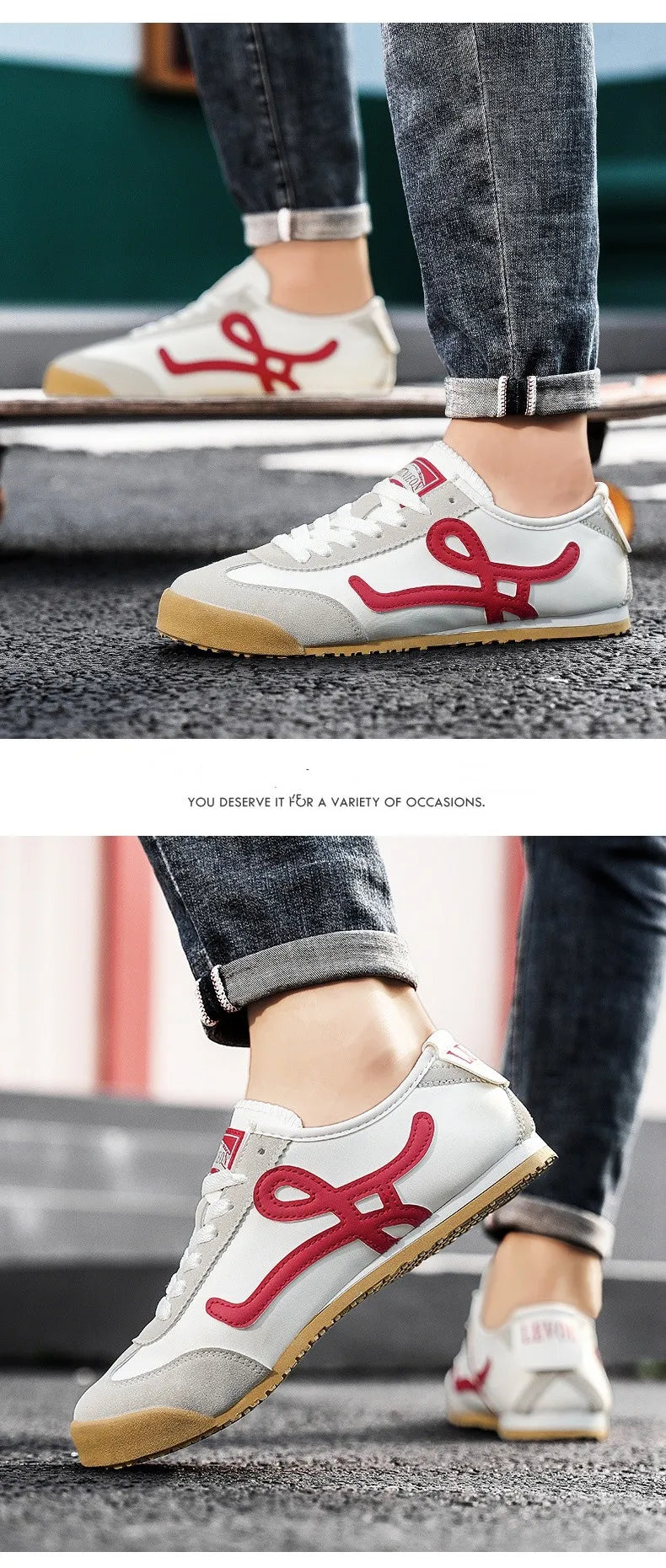 White Red Summer Athletic Shoes for Men Women Comfort Flat Men Running Shoes Retro Jogging Shoes Trainers Men zapatillas hombre