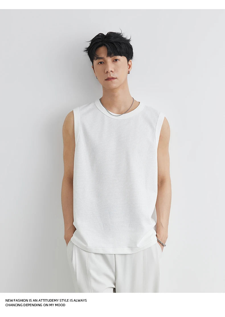 Men's sports, summer fitness tank top