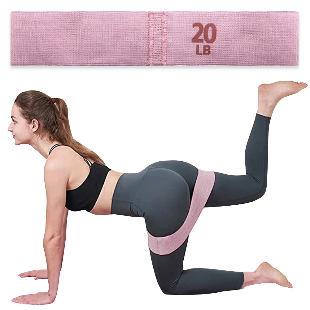 Stretch Fitness Strips Anti-Slip Squat Expander Bands Portable Glute Thigh Elastic Bands Yoga Gym Equipment