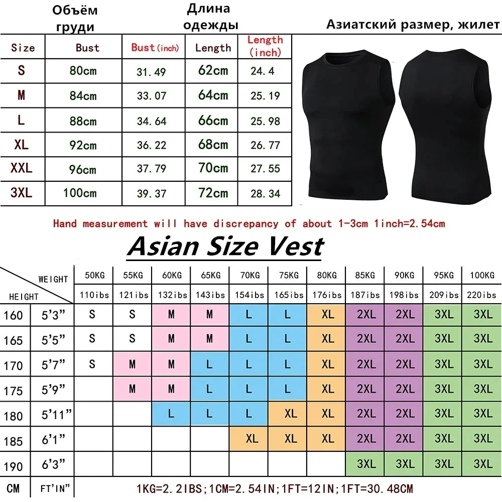 Men’s Compression Tank – Quick-Dry Gym Vest