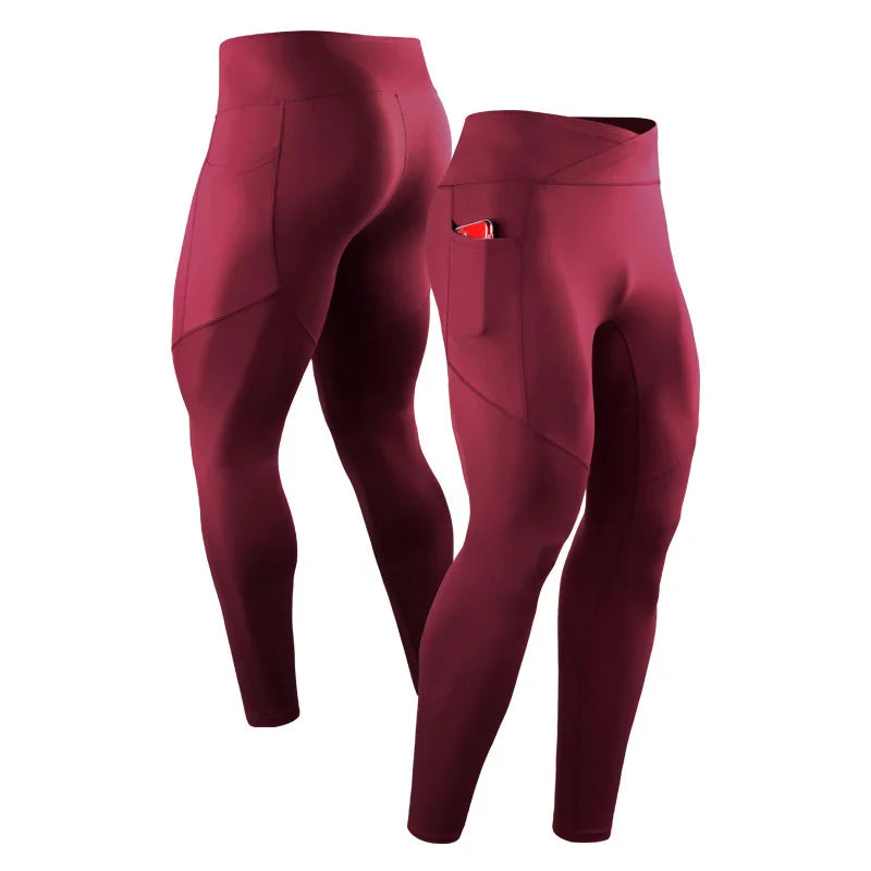Men’s Sport Tights 2024 – Pocket Gym Leggings