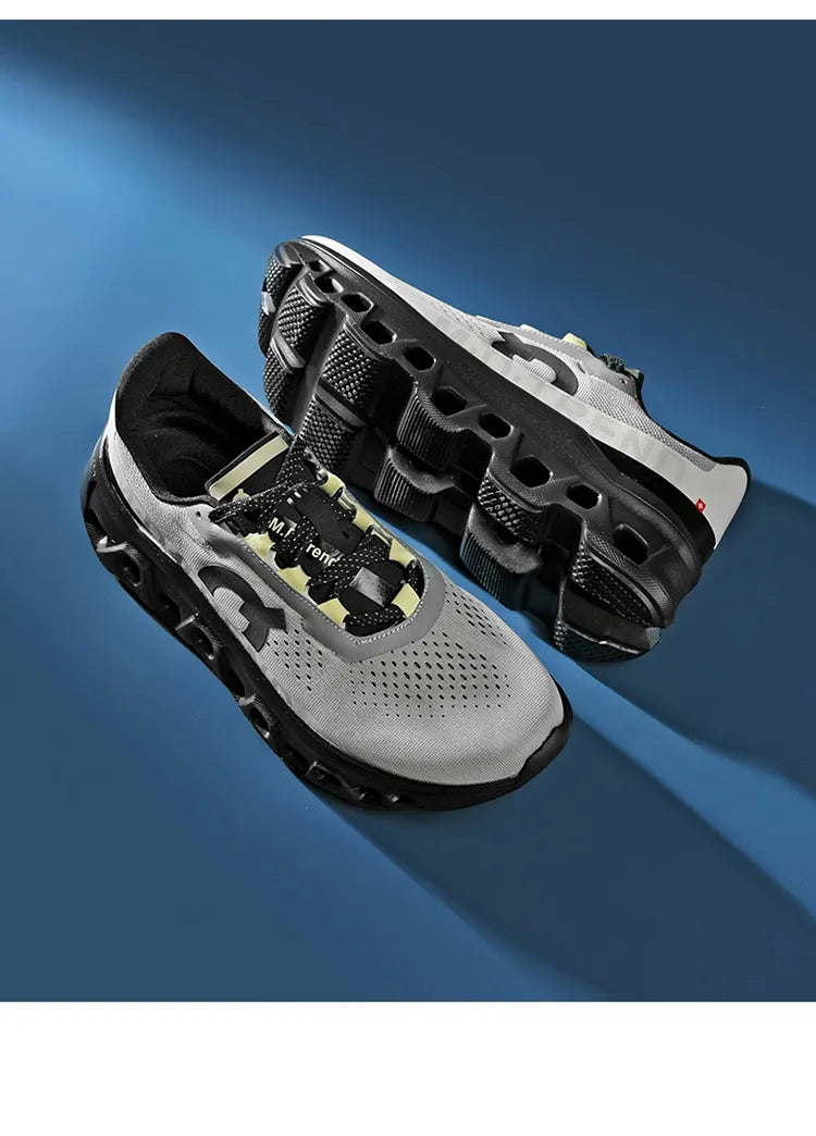 Men's Cushioning Running Shoes Lightweight Athletic Casual Sneakers Male Non-Slip Sports Shoes Outdoor Travel Walking Shoes