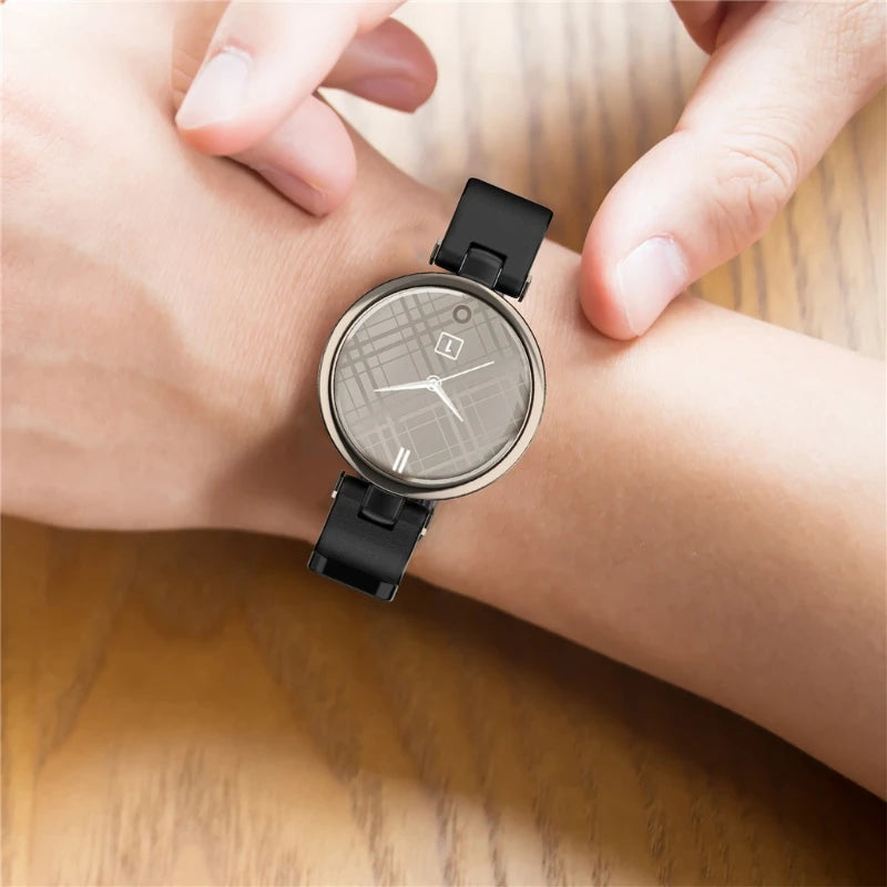 Genuine Leather Strap Sport Band Straps Women’s Sport Bracelet Replacement Watchband For - Lily for Smart watch Accessories