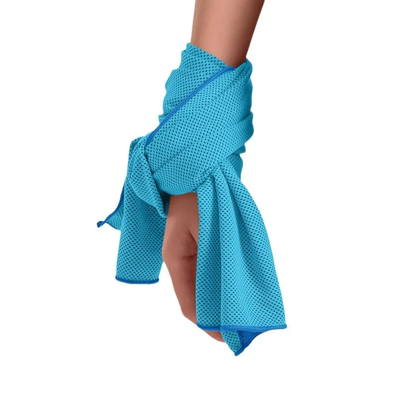 Sport Quick Drying Cooling Towel Portable Silicone Wrapped Cold Towel Microfiber Towels Beach Accessories Towel Sport Fitness