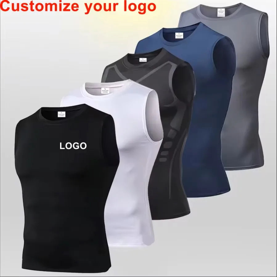 Men’s Compression Tank – Quick-Dry Gym Vest