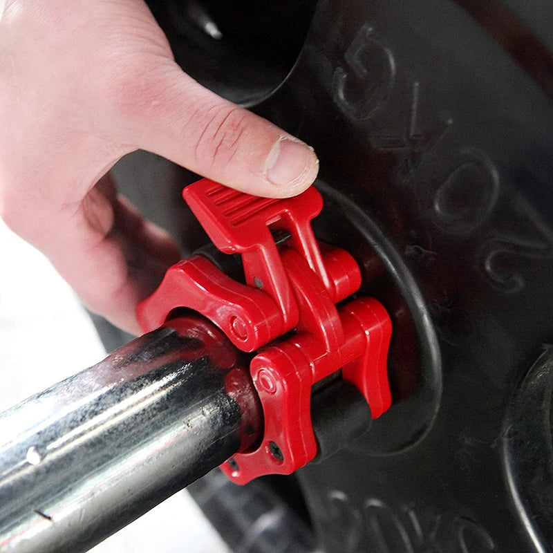 Pro Dumbbell Barbell Bar Clip Collar Barbell Lock Clamps Quick O-Rod Chuck Weight Lifting Bar Gym Dumbbell Fitness Body Building