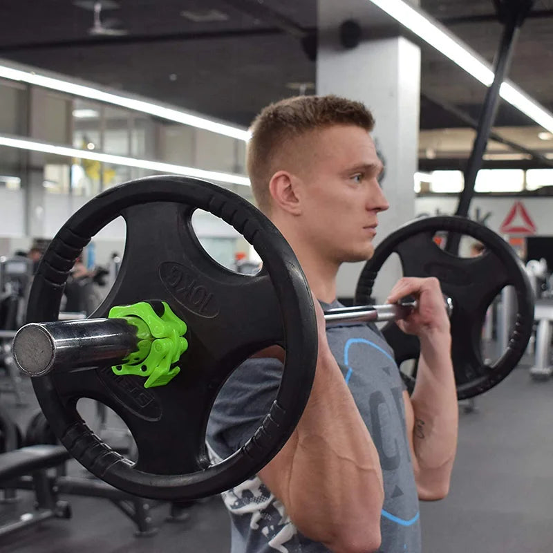 Pro Dumbbell Barbell Bar Clip Collar Barbell Lock Clamps Quick O-Rod Chuck Weight Lifting Bar Gym Dumbbell Fitness Body Building