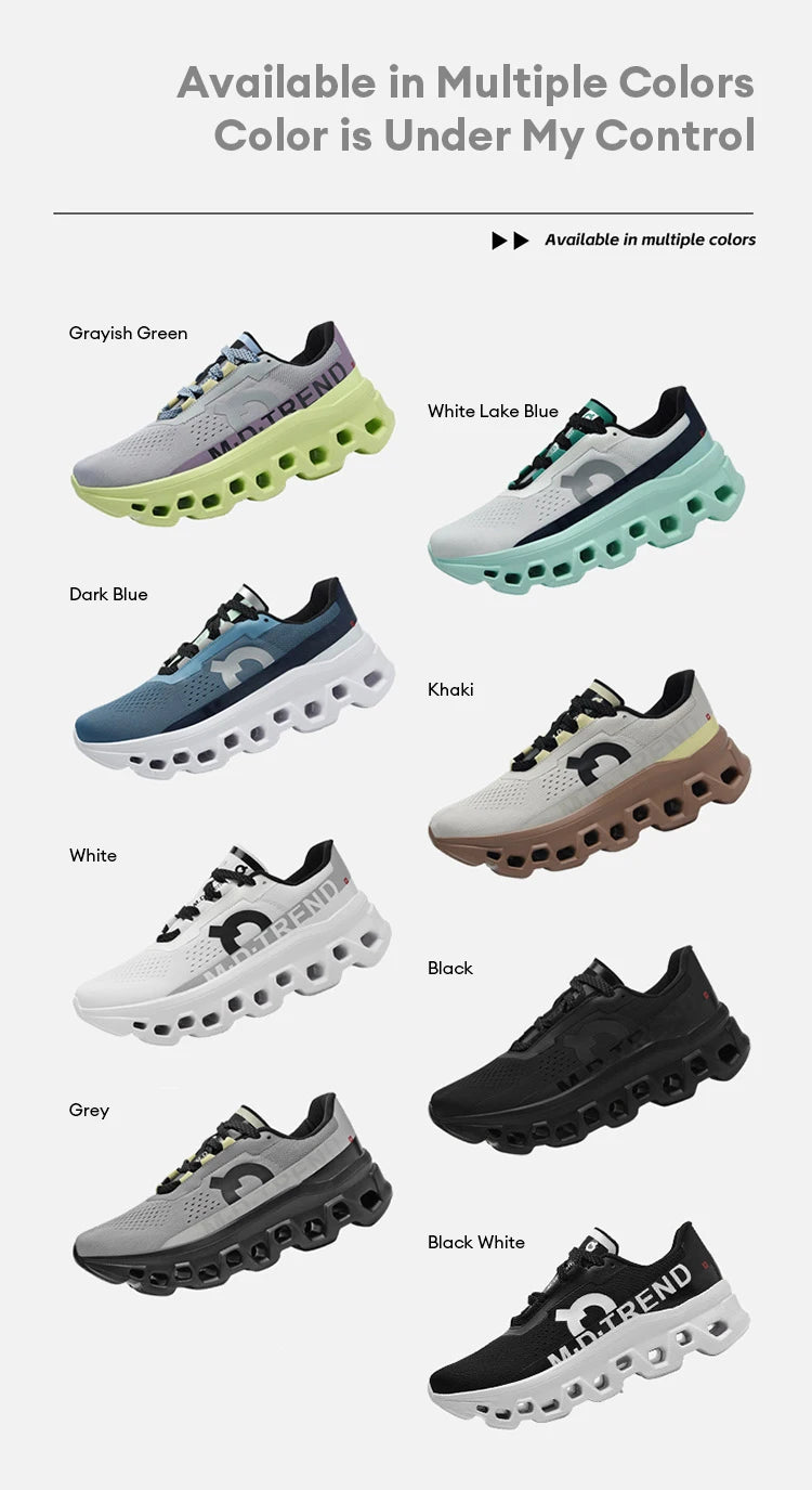 Men's Cushioning Running Shoes Lightweight Athletic Casual Sneakers Male Non-Slip Sports Shoes Outdoor Travel Walking Shoes