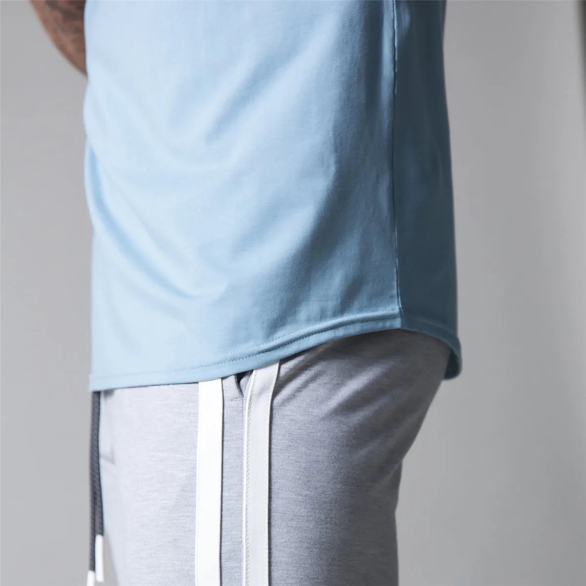 Red Men’s Gym T-Shirt – Short Sleeve, Cotton