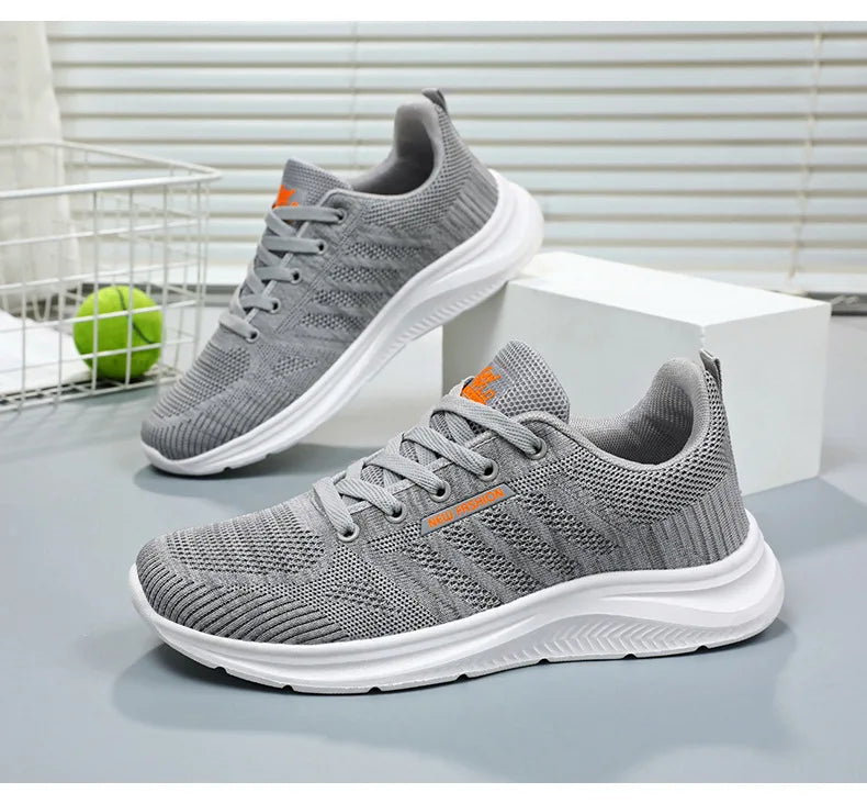 Oulylan New Trendy Casual Men Sports Shoes Summer Lightweight Breathable Mesh Sneakers Outdoor Anti-slip Women Running Footwear