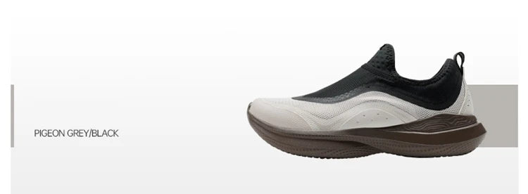 Xtep Soft Tube Running Shoes for Men Comfortable Breathable Slip-on Mesh Wear-Resistant Lightweight Male Sneakers 875219110061