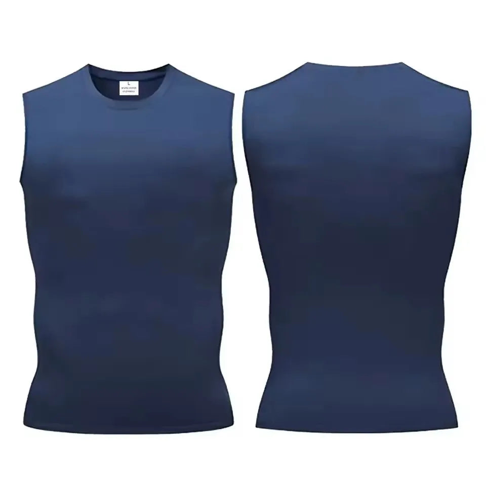Men’s Compression Tank – Quick-Dry Gym Vest