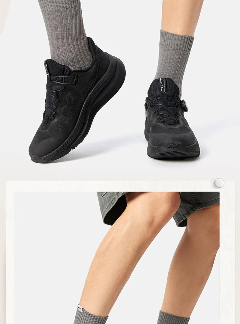 Li-Ning Men Women SOFT GO MAX 2 Walking Shoes COMFOAM Slip-on Thick Heel LiNing Unisex Sports Stylish Casual Shoes AGLV001