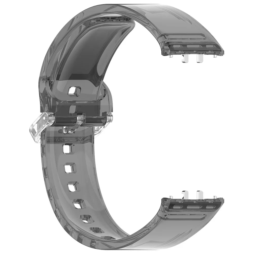 Photochromic Sport Strap Sport Watchband Adjustable TPU Sport Wrist Band Sweatproof Comfortable for Samsung Galaxy Fit 3 SM-R390