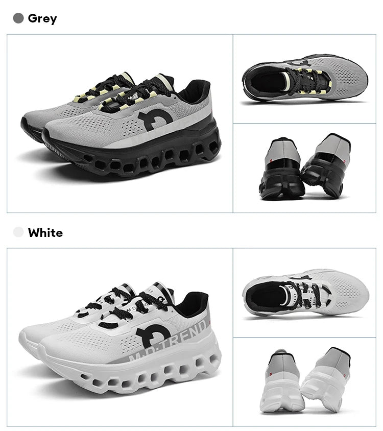 Men's Cushioning Running Shoes Lightweight Athletic Casual Sneakers Male Non-Slip Sports Shoes Outdoor Travel Walking Shoes